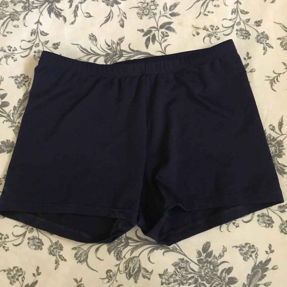Navy Spandex Shorts